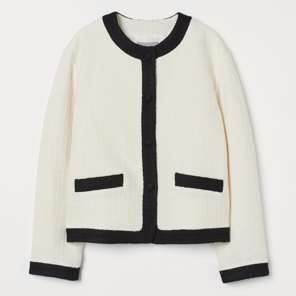 H&M Bouclé/Tweed Jacket